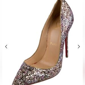 Christian Louboutin Glitter Stiletto Heels